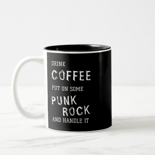 COFFEE  PUNK ROCK MUG
