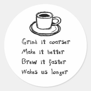 Coffee Punk Sticker