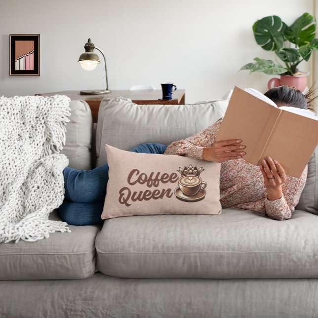Coffee Queen Accent Pillow (Creator Uploaded)