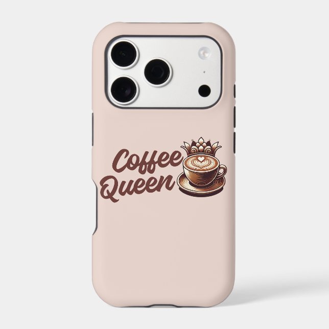 Coffee Queen Case-Mate iPhone Case (Back)