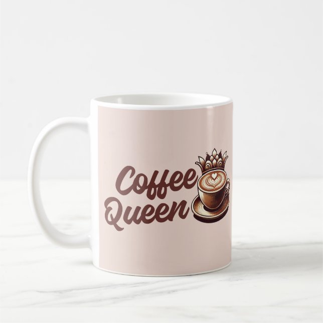 Coffee Queen Mug (Left)