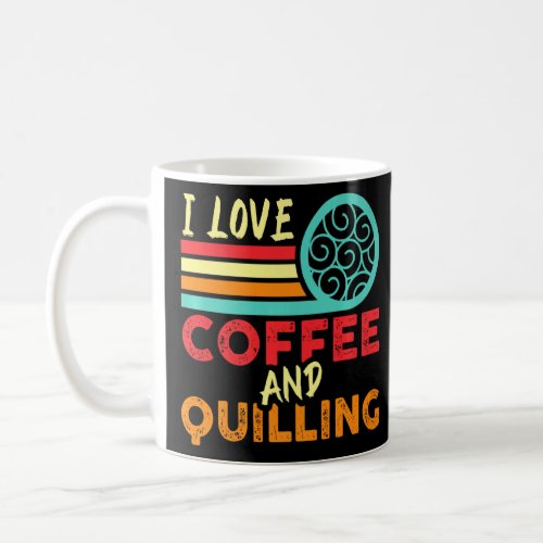 Coffee Quilling Paper Filigree Crafting Hobby Craf Coffee Mug