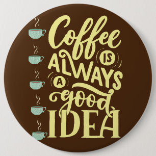 coffee quote button