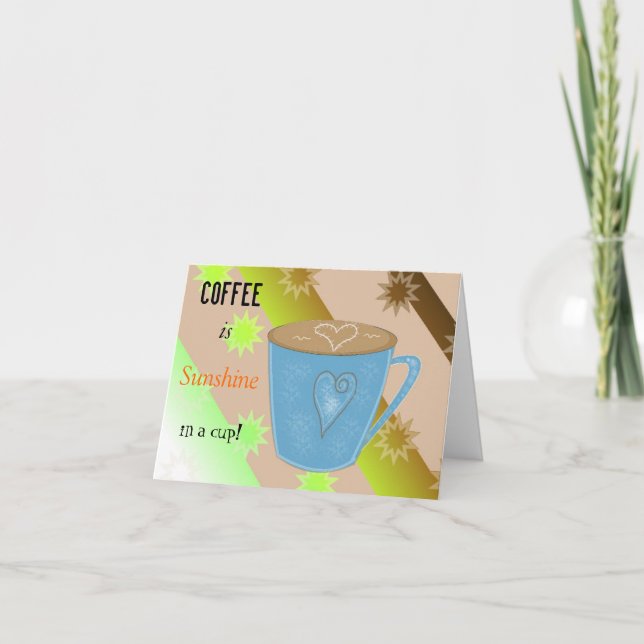 Coffee Quote Card (Front)