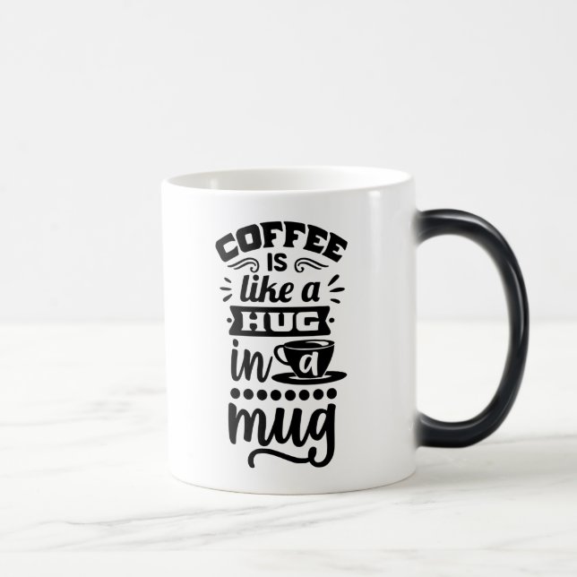 Coffee quote color morph mug  (Right)