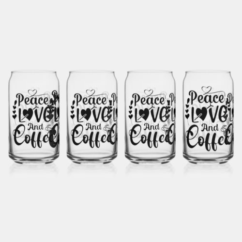 Coffee Quote Element Can Glass