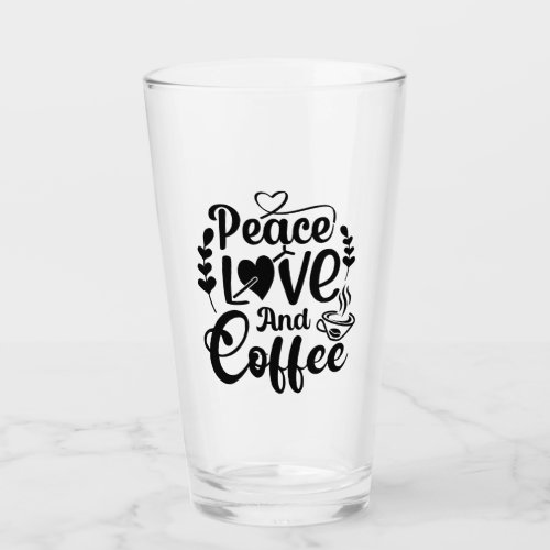 Coffee Quote Element Glass