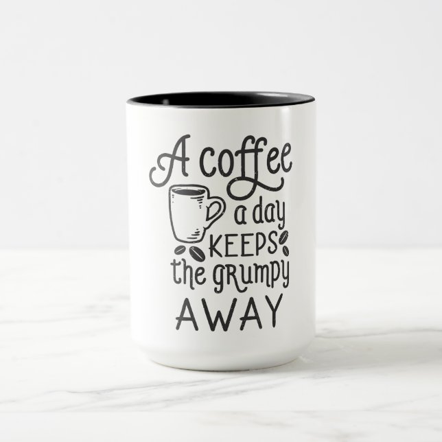 Coffee Quote Mug (Center)