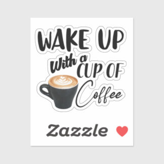 coffee quote sticker