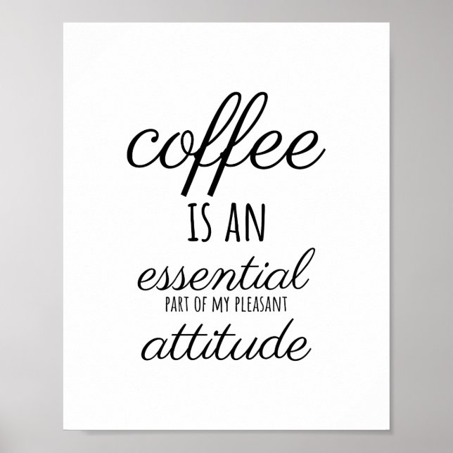 Coffee Quotes, Coffee sayings, Coffee phrases Poster (Front)