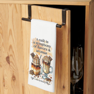 Coffee Quotes Kitchen Decor Towel