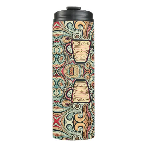 Coffee_related happiness Beautiful Mokke Thermal Tumbler