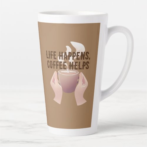 Coffee_related happiness latte mug