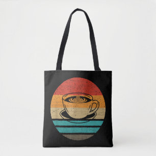 Coffee Retro Style Vintage Tote Bag