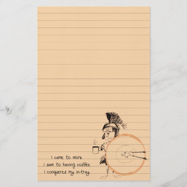 coffee ring art stationery (Front)