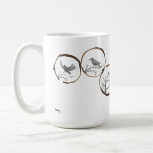 Coffee Ring Crow Portal Coffee Mug