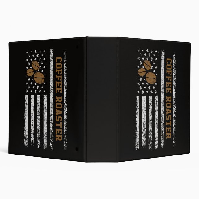 Coffee Roaster 3 Ring Binder (Background)