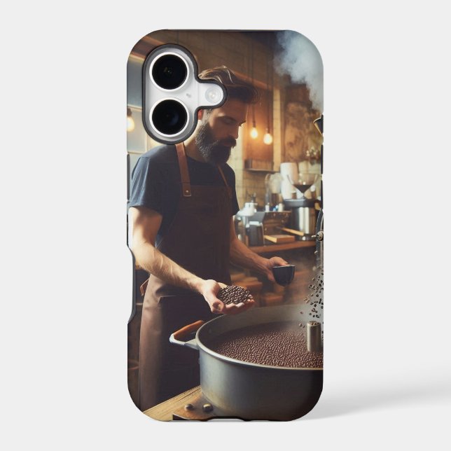 Coffee Roaster Iphone Case (Back)