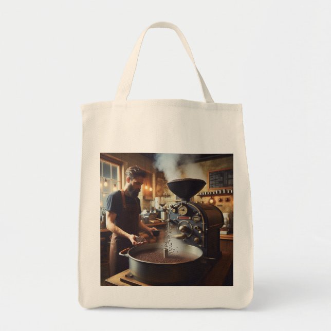 Coffee Roaster Tote Bag (Front)