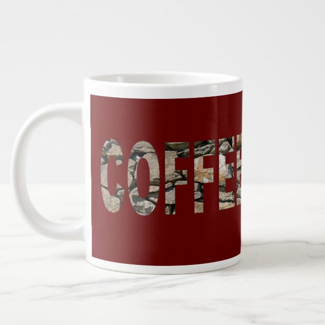 Coffee Rocks Giant Coffee Mug (Left)