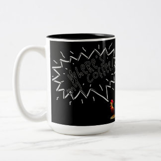 Coffee Rooster Two-Tone Coffee Mug
