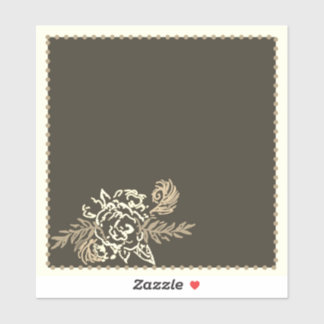 Coffee Rose Sticker