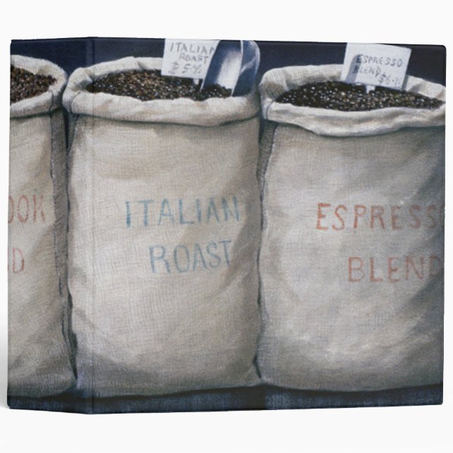Coffee Sacks 1990 3 Ring Binder (Front/Spine)