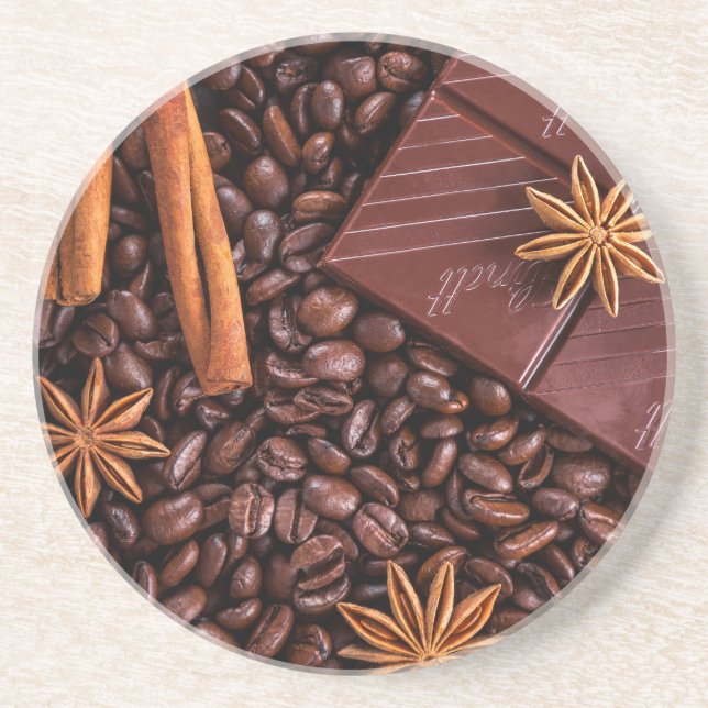 coffee sandstone coaster (Front)