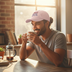 Coffee Save Lives: Fun Daily Ritual   Pink Play Z  Performance Cap