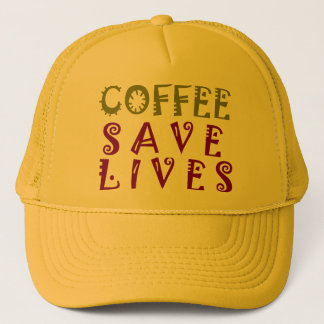 Coffee Saves Lives Trucker Hat