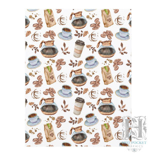 Coffee Scrapbook Paper