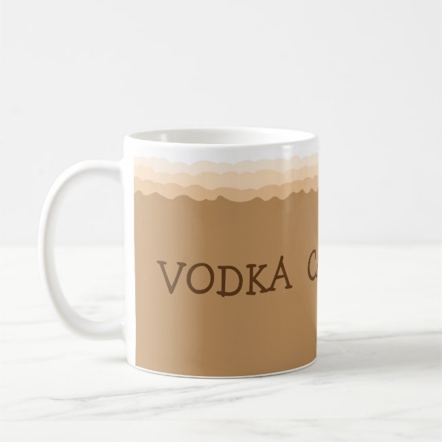 Coffee Secret Vodka Camouflage Mug (Left)