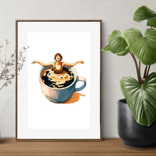 Coffee Serenity Poster