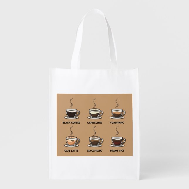 Coffee Set    Grocery Bag (Front)