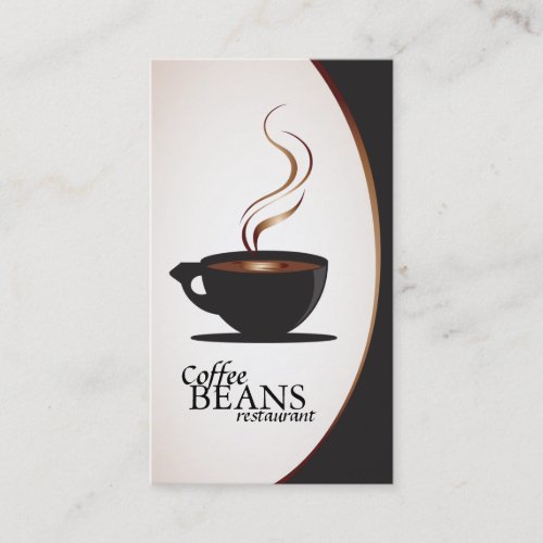 Coffee Shop &amp; Bakery Business Cards