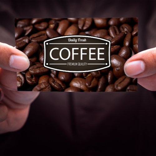 Coffee Shop  Barista Cafe Business Card