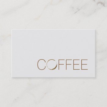 Coffee Shop Business Card by Frankipeti at Zazzle