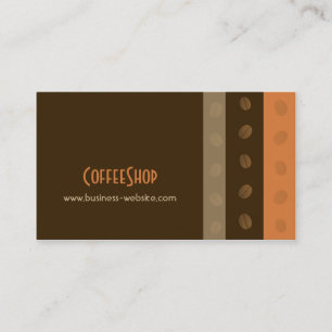 Coffee Shop Business Card