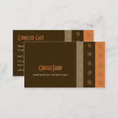 Coffee Shop Business Card (Front/Back)
