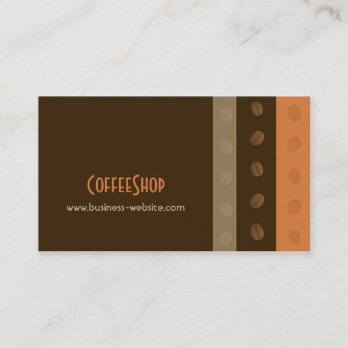 Coffee Shop Business Card