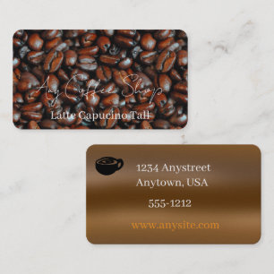 coffee Shop Business Card