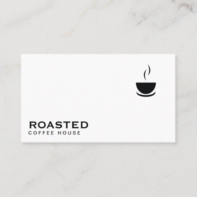 Coffee Shop Business Card (Front)