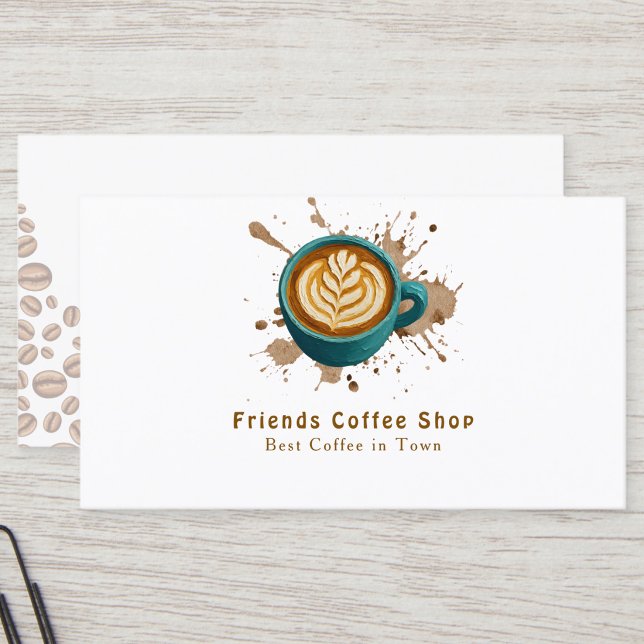 Coffee Shop Business Card | Printable Design (Creator Uploaded)