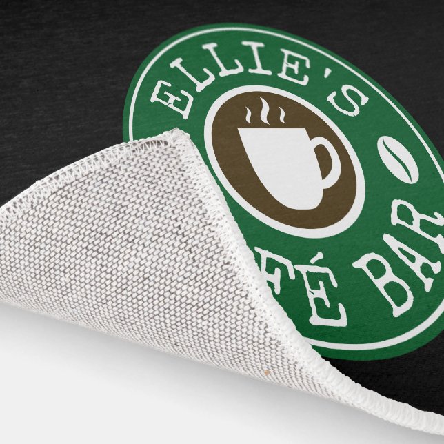 Coffee shop business logo custom indoor rug (Indoor)