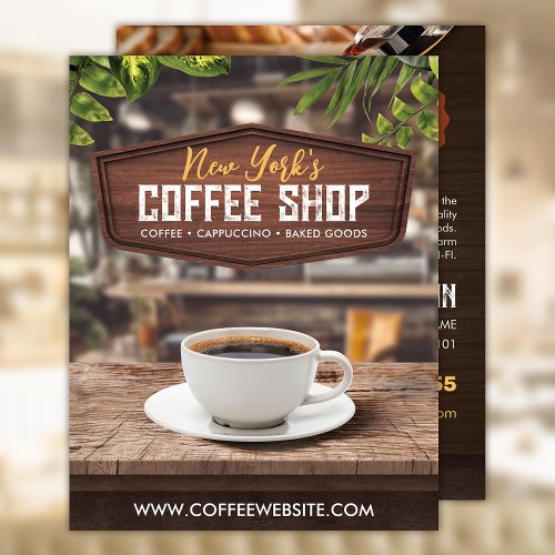 Coffee Shop Cafe Flyer
