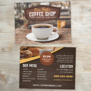 Coffee Shop Cafe Postcard