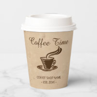 Custom Coffee Cups, Personalized Paper Coffee Cups, Paper Party Cups,  Customizable Paper Cups, Wedding Cups, Coffee Bar, Hostess Gift 