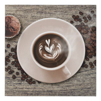 Coffee Shop Faux Canvas Print