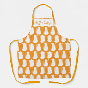 Coffee Shop Logo Shower Gift Kitchen Apron