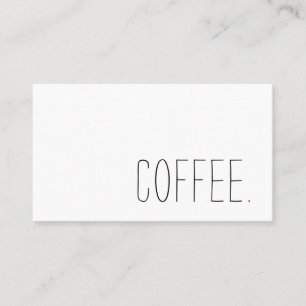 Coffee Shop Loyalty Simple Punch